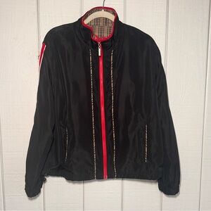 Vintage Oleg Cassini Black and Red Jacket